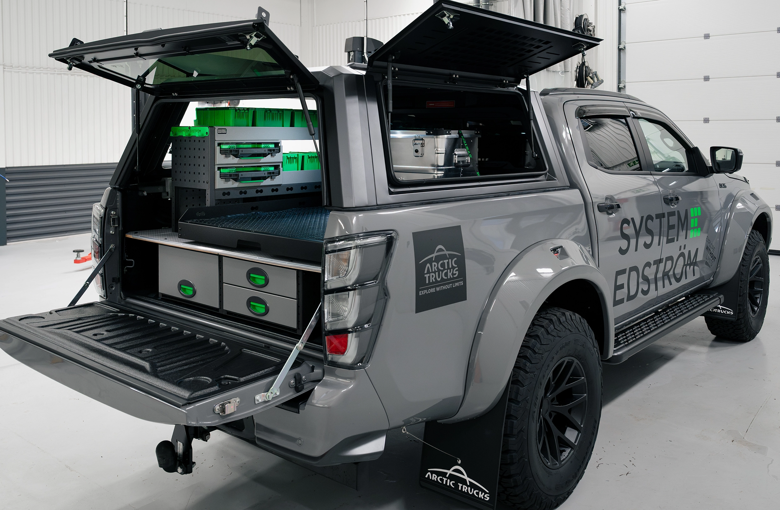 Pickup med bilinredning från System Edström