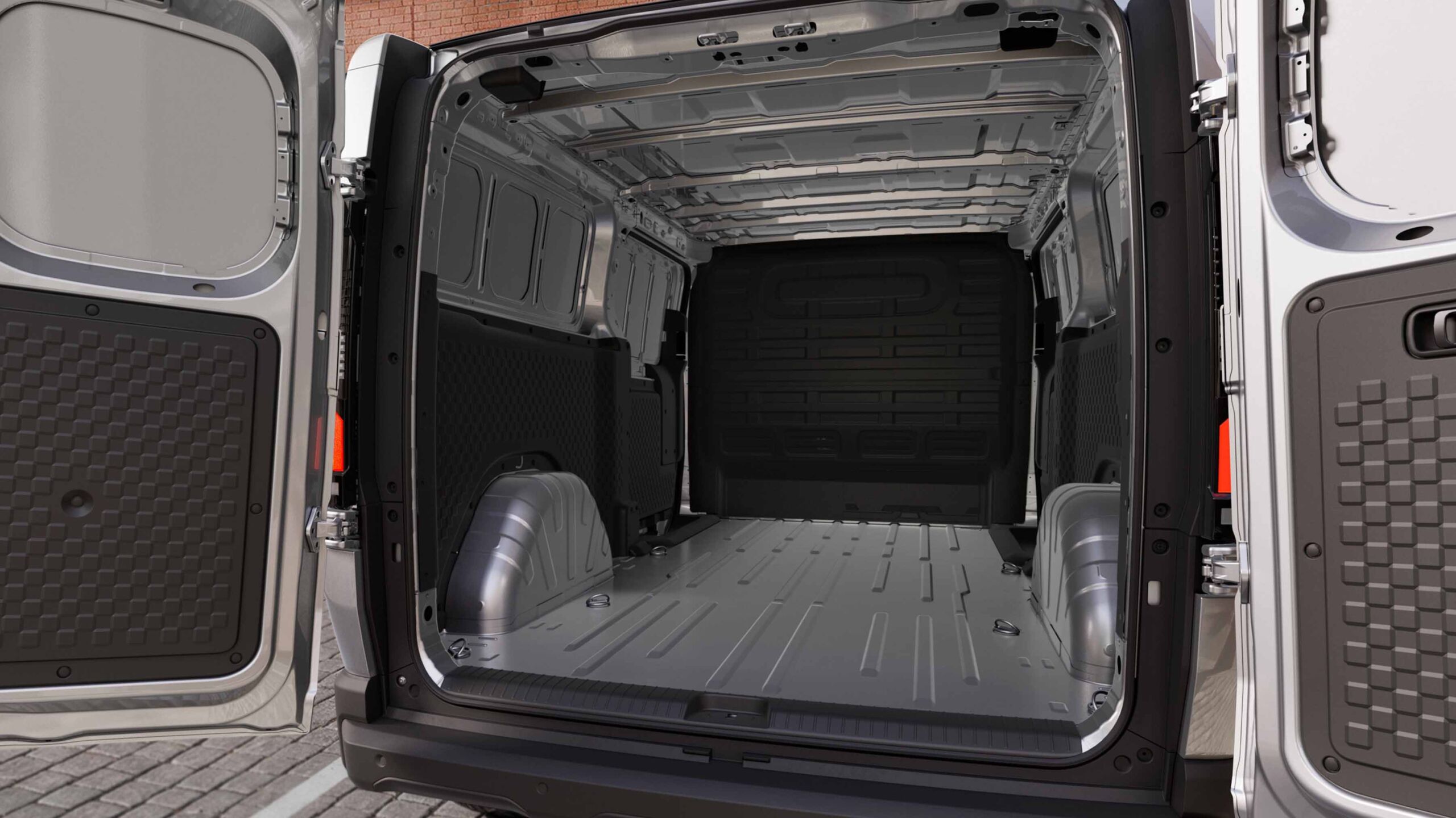 Press image: The load space in the Kia PV7 Cargo.